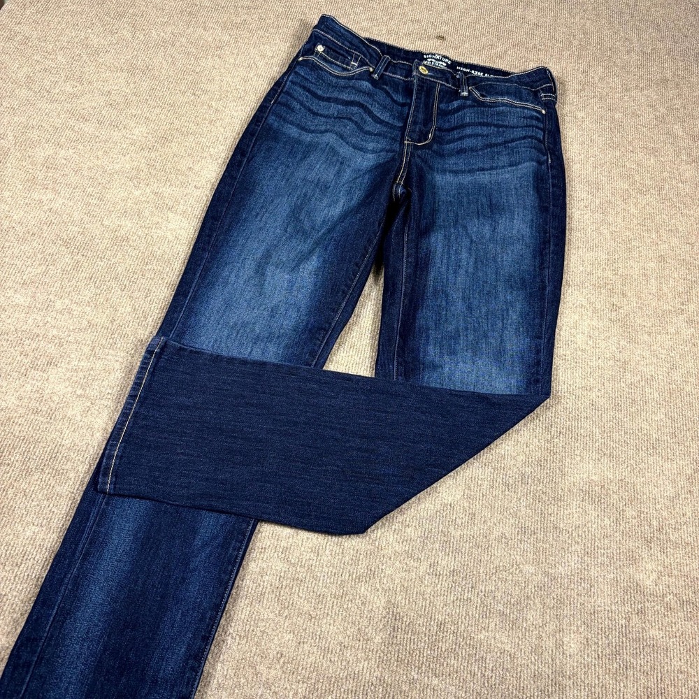 Signature By Levi Strauss & Co High Rise Slim Jeans Womens 6 Blue Denim Straight